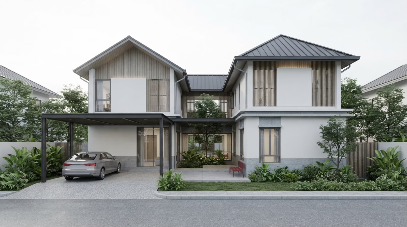 B · Contemporary Gable